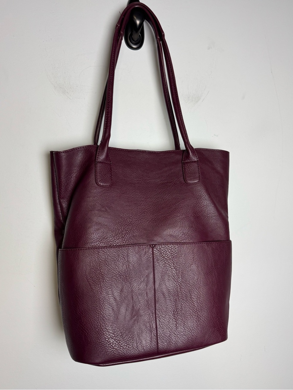 Joy Susan Large Tote Bag in Deep Burgundy